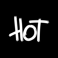 Handwritten fonts for bar menu words. Drink Names for your business Sloppy style graffiti wall title. hot