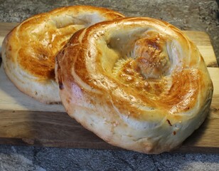 Fresh asian bread for breakfast