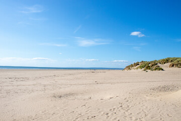 Wales coastline in the summertime.