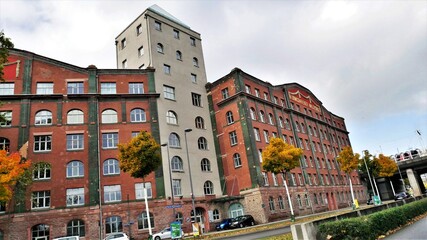Obraz premium Walzmühle Freie Perspektive in Ludwigshafen am Rhein, Rheinland-Pfalz, Deutschland.