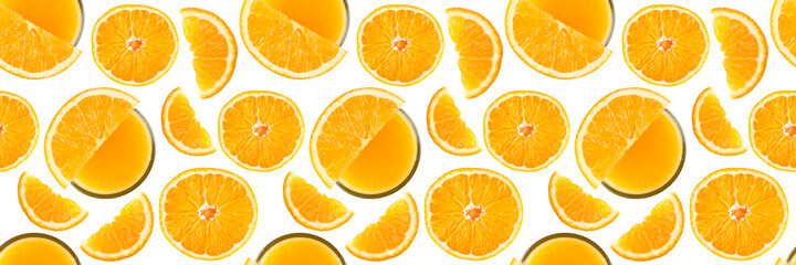 Orange pattern. Fruit ripe background