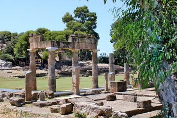 Naklejka premium Afrodite temple in Greece