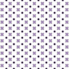 memphis style simple vector xo cute pattern , cross and circle.