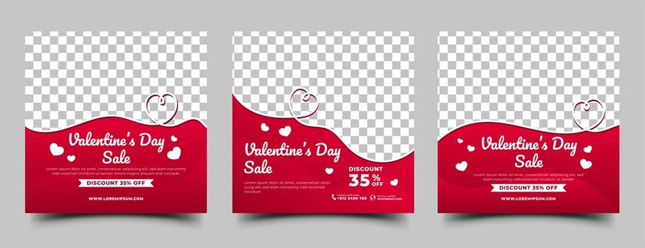 Red background with love line frame and love decoration. Usable for valentine' mother's day, and other love event. Usable for social media post, greeting card, banner, and web ad.