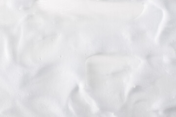 Shaving foam texture close up.