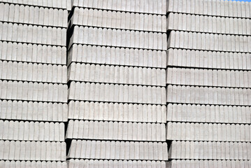 Close Up of Stacked Concrete Blocks 