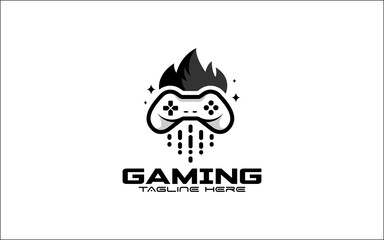 Illustration vector graphic of gaming store, game developer, and gamer logo design template © Arif