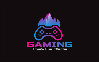 Illustration vector graphic of gaming store, game developer, and gamer logo design template © Arif