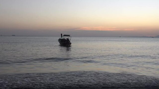 Fisherman Boat st Sunset