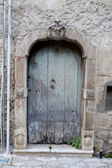 Fototapeta na wymiar decorated doors