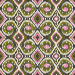 Seamless Ikat Pattern