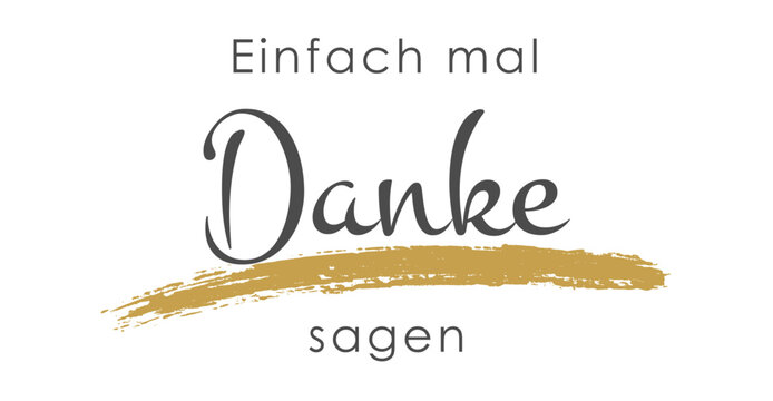 Einfach mal Danke sagen