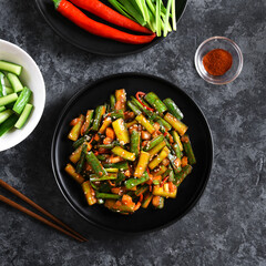 Korean style cucumber kimchi