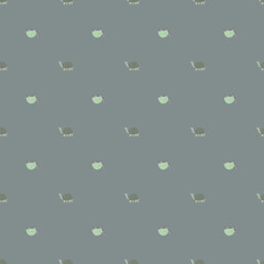 L12122021-07Cute turtles seamless pattern. Funny animals ornament.