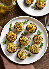 Stuffed mushrooms