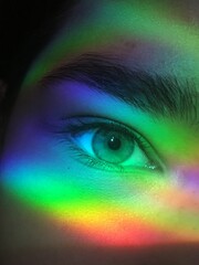 Rainbow eye