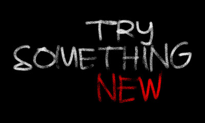 Obraz premium motivational words written by hand with basic colors black and white 