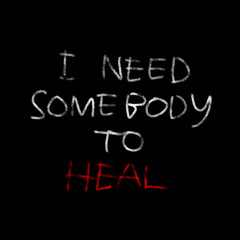 Obraz premium motivational words written by hand with basic colors black and white 