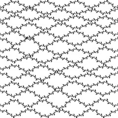 Obraz premium Seamless pattern, wave, brush art, illustration