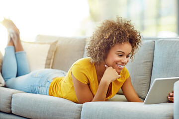 Engrossed in the storyline of her ebook