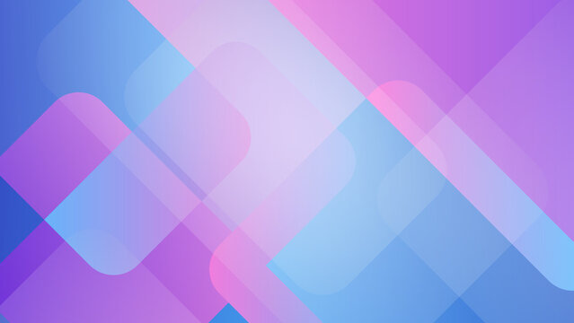 Blue and pink geometric background. Dynamic shapes composition.