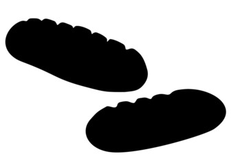 Obraz premium Bread loaf included. Vector image.