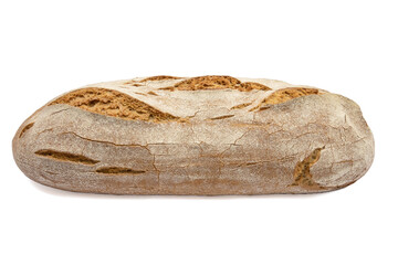 large bread isolated on a white background
