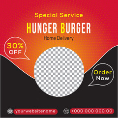 Restaurant Food Poster Template