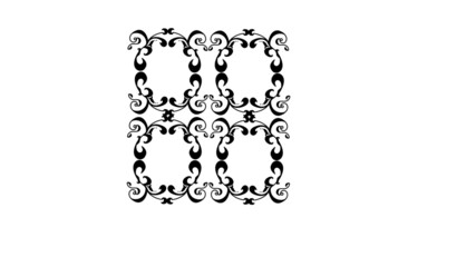 Flower ornament is great for any decor
