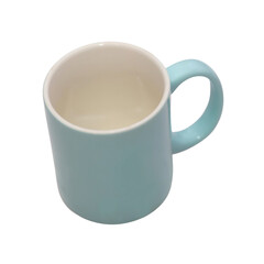 Mug of coffee isolated on white