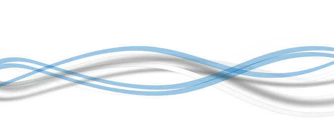 Blau Welle Wellen Band Banner Hinterhrund