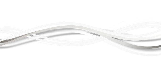 Welle Grau Wellen Silber Band Banner Hintergrund