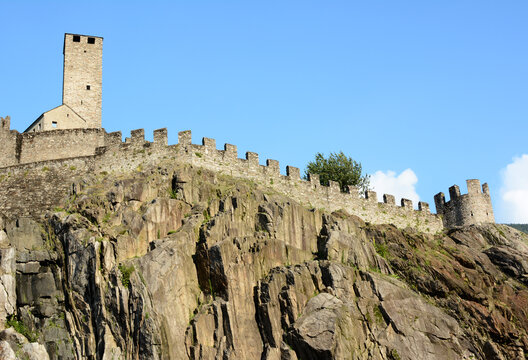 Castelgrande And Ramparts