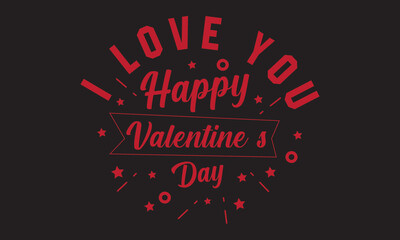 Fototapeta na wymiar Happy valentines day typography , vector t-shirt design