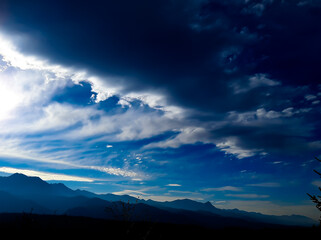 clouds in the sky