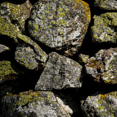 Stone wall with texture