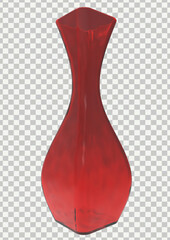 red vase png
