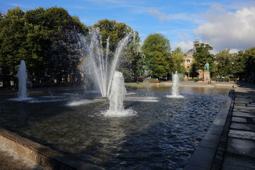 Naklejka premium Oslo - Springbrunnen / Oslo - Fountain