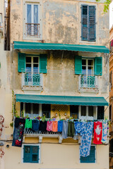 Corfu old town facade
