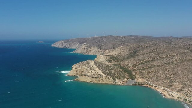 Rhodes Prasonisi windsurfing aerial shot 12