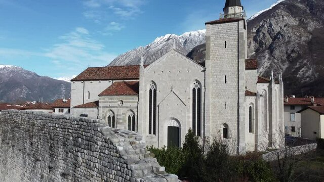Ancient fortified village of Venzone. Rebuilt after the 1976 earthquake