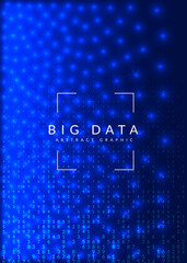 Digital technology abstract background. Artificial intelligence, deep learning and big data concept.