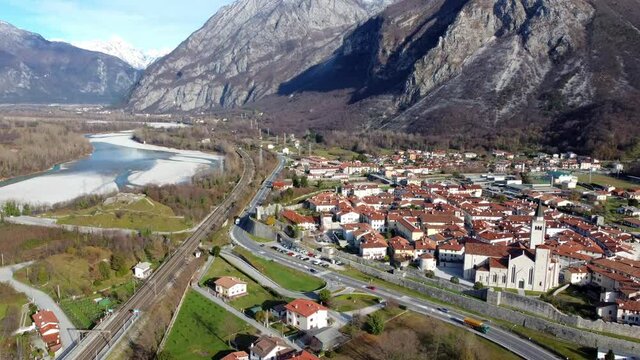 Ancient fortified village of Venzone. Rebuilt after the 1976 earthquake