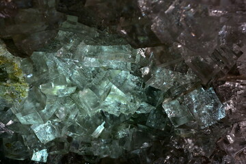 The historic Wieliczka Mine, rock salt crystals in the Krysztalowa Cave, a nature reserve,