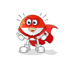 indonesian flag heroes vector. cartoon character