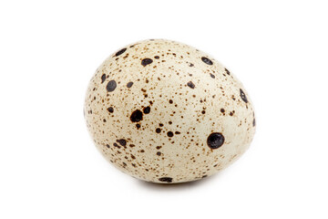 Quail eggs isolated on a white background