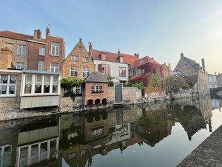 Obraz premium Brujas Landscape Belgium Culture