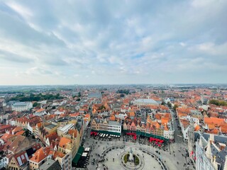 Obraz premium Brujas Landscape Belgium Culture