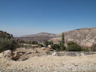 Reserva natural de Dana, en Jordania, Oriente Medio, Asia