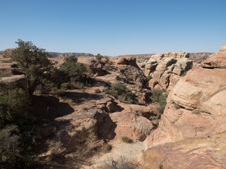 Reserva natural de Dana, en Jordania, Oriente Medio, Asia